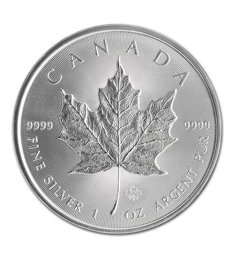 Canada Maple Leaf 1oz 99.9% pure silver coin