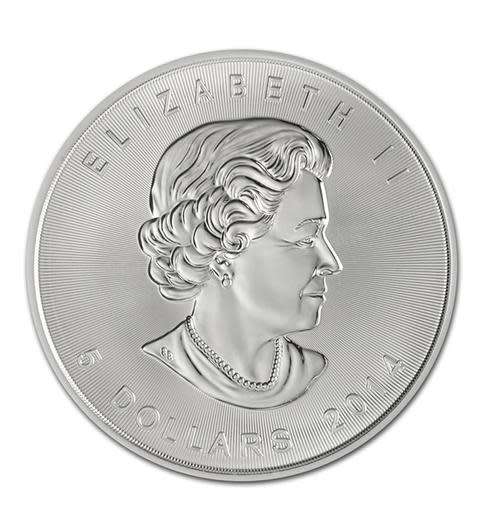 Canada Maple Leaf 1oz 99.9% pure silver coin