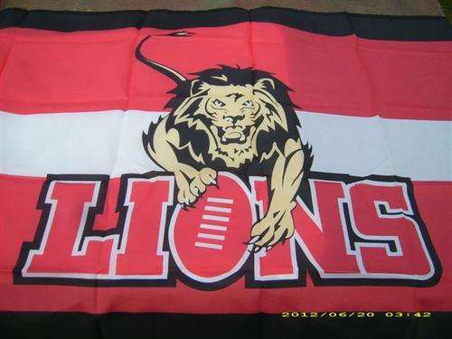 Lions Supporters Flags - 1128mm X 740mm ***Buy 3 get 1 FREE***