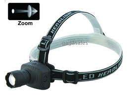 High Power Cree LED Zoom Headlamp