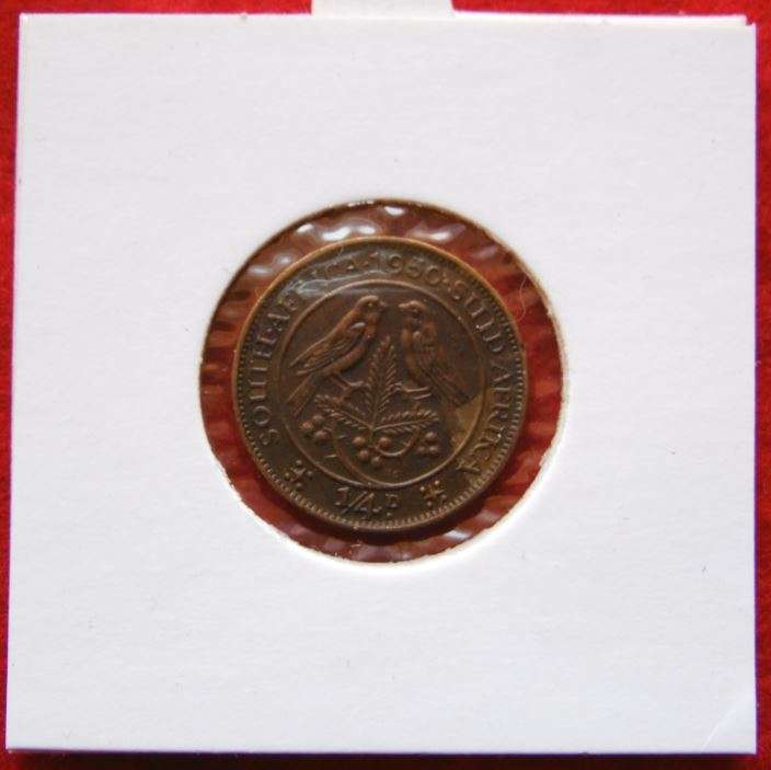 1950 S. Africa Union 1/4D Penny *Farthing*
