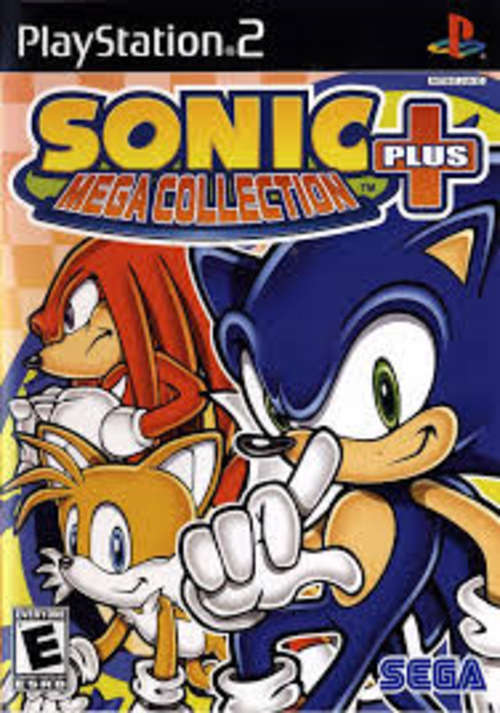 PS2 Sonic Mega Collection Plus - + Books