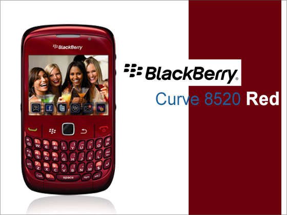 BlackBerry 8520 Curve **Gemini Red Version**