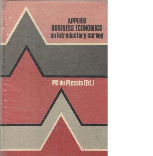 APPLIED BUSINESS ECONOMICS an Introductory survey