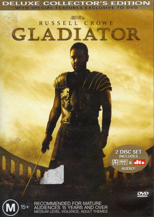 GLADIATOR:DVD: PRE VIEWED