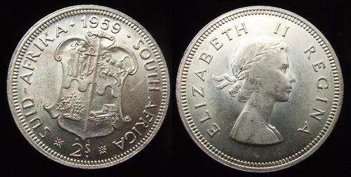 1959 Silver 2 shillings, No reserve Snap Auction