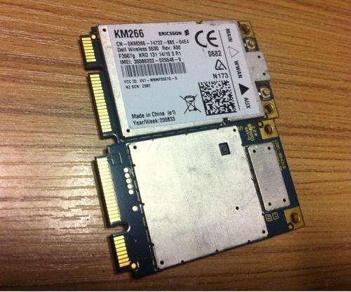 New F3507G 3G Wireless WWAN Card GPS XX982 for Dell 5530 3G UMTS HSDPA Windows Vista/xp/laptop part