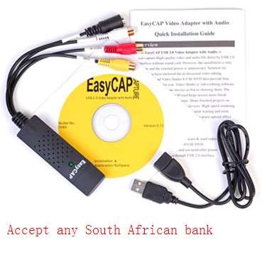 AL082 Easy cap USB 2.0 DV / TV / VHS Video AV USB DVD Capture Card