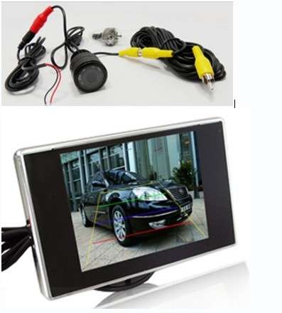 3.5" Monitor with Camera Car Rearview easy installation