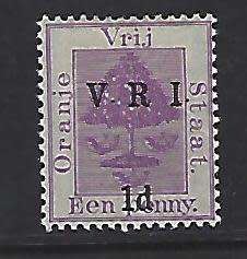 OFS 1900 1d overprinted SACC 60d variety no stop after "R" Lmm C/V R300-00.