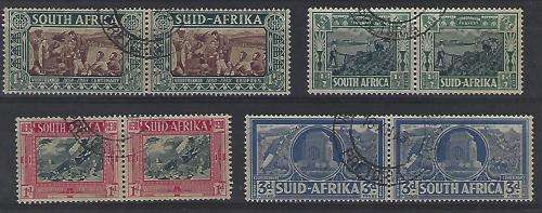 1938 Voortrekker Centenary used set SACC 75-78 C/V R255-00