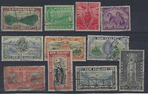 1946 SG 667-77 Complete set of used stamps, difficult set of 11 to put together.