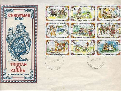 Tristan Da Cunha 1980 Xmas FDC cv ??