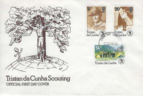 Tristan Da Cunha 1982 Scouting FDC cv ???