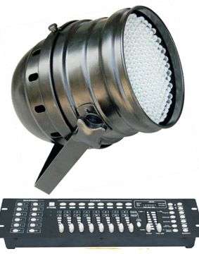 SPD020 LED PAR64 STAGE LIGHT ** NOW WITH DMX192 CONTROLLER
