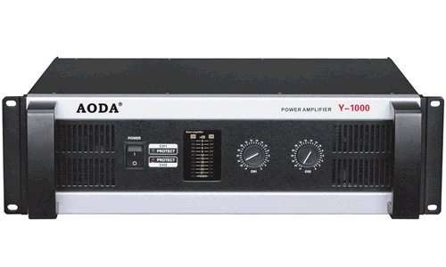 AODA Y-1000 AMPLIFIER FOR SERIOUS SOUND (2000 WATTS AT 8 OHMS)