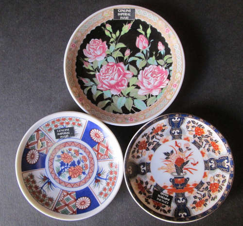 3 Small Imari Plates