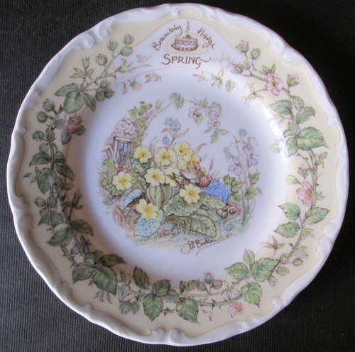 Royal Doulton Spring The Afternoon Tea Plate From Brambly Hedge Gift Collection