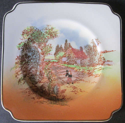 Royal Doulton Side / Cake Plate 'Rustic England'