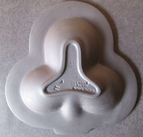 Wedgwood Black Jasperware Clover Shaped Dish