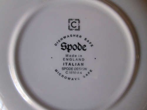 Spode Saucer 'Italian Design'