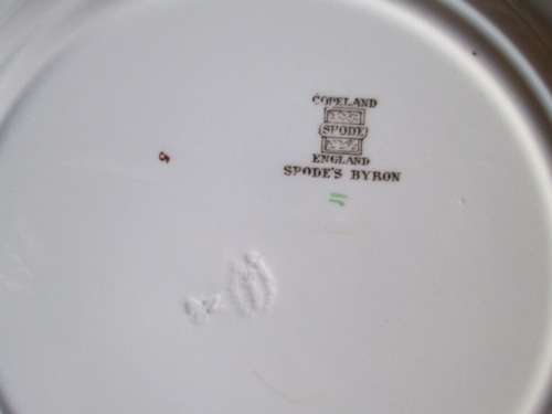 Copeland Spode Plate 'Byron'
