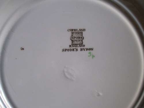 Copeland Spode Plate 'Byron'