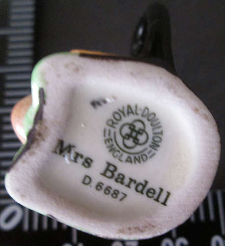 Royal Doulton Miniature Character Jug 'Mrs Bardell' D6687