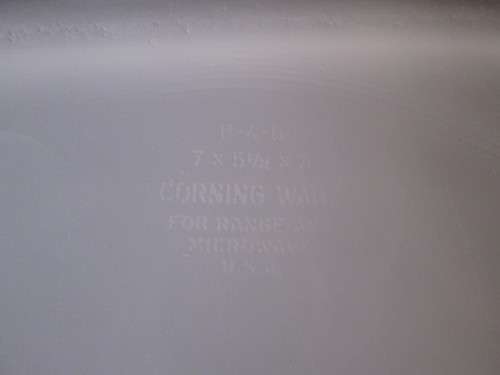 Corning Ware Spice of Life 'Le Persil Le Sauce' Dish No Lid P-4-B 7 X 5 ½ X 3