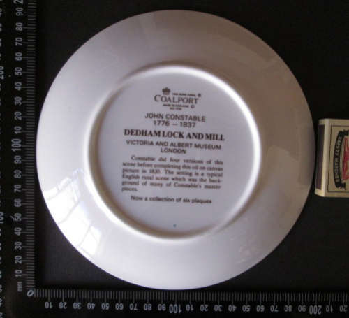 Coalport John Constable 'Dedham Lock and Mill'