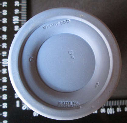 Wedgwood Blue Jasperware Trumpet Vase