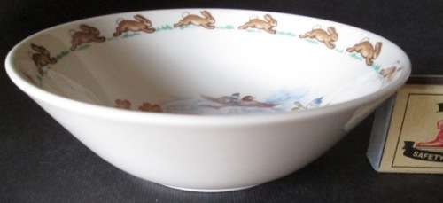 Royal Doulton Bunnykins Cereal Bowl 'Flying Postman'