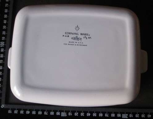Corning Ware Casserole Dish Cornflower Blue P-4-B '1 and 1/2 Quart '