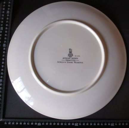 Royal Doulton Charger 'African Game Reserves Giraffes'