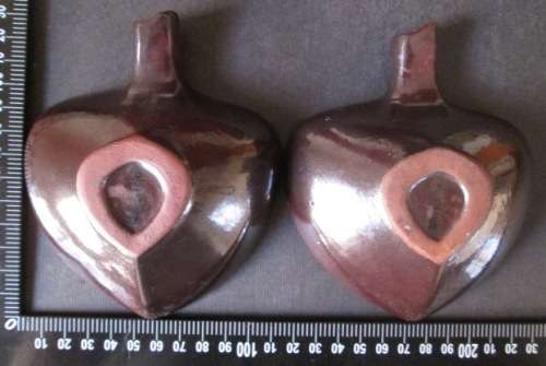 2 Kalahari Pear Shaped Dishes