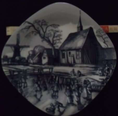 Delft Oude Molen Plate Special Limited Collectors Edition 205 mm Corner to Corner