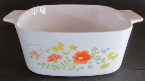 Corning Ware Wildflower Dutch Oven Casserole no Lid A-1½-B 1½ Quart