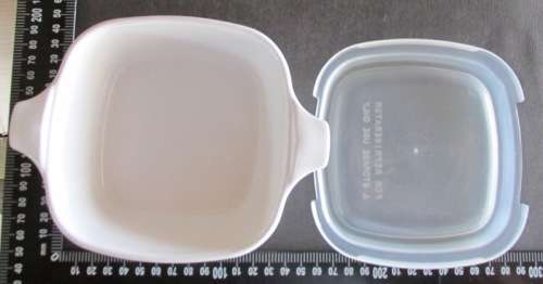 Corning Ware Wildflower Dish with Plastic Lid P-43-B 2¾ Cup