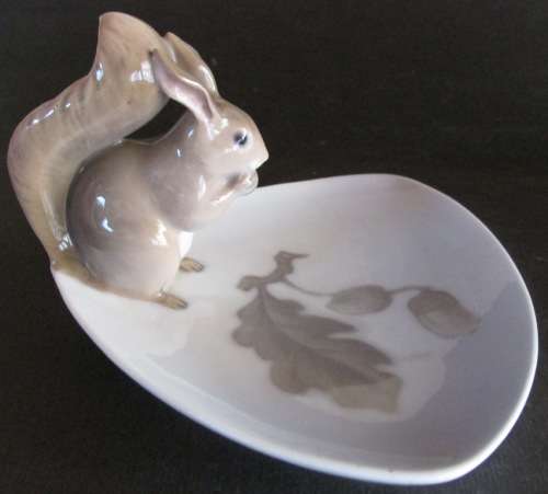 Royal Copenhagen Squirrel Pin Dish 1323 / 981