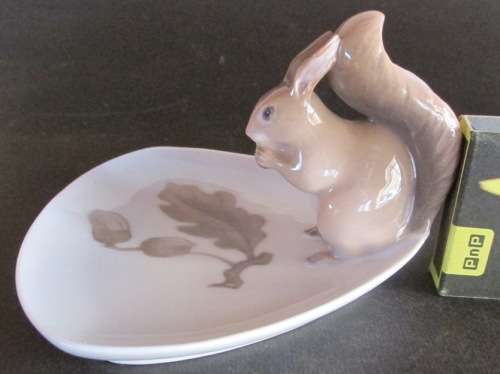Royal Copenhagen Squirrel Pin Dish 1323 / 981
