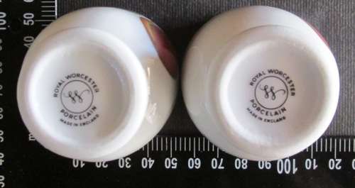 2 Royal Worcester Egg Coddlers (Small)