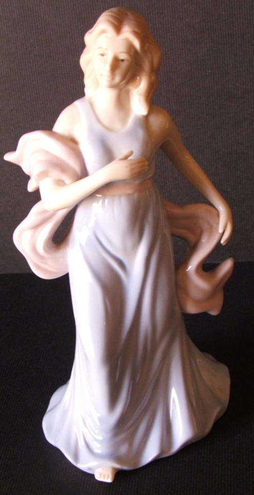 Porcelain Ornament of a Lady