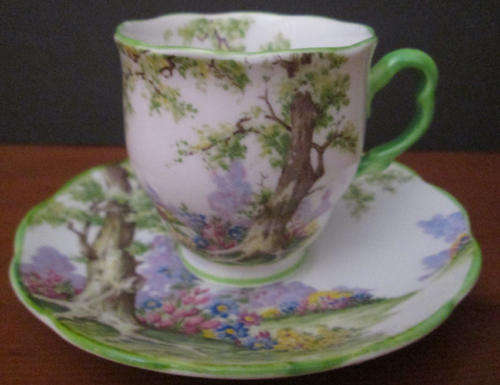 Royal Albert Coffee Duo "Greenwood Tree"