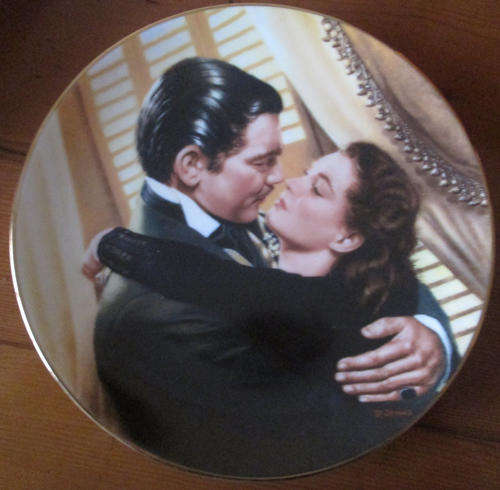 Gone with the Wind 'Marry Me Scarlett' Wall Plate (with Original Box and Certificate)
