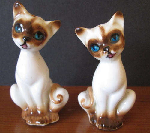 Salt and Pepper Cruet Set (Cats)