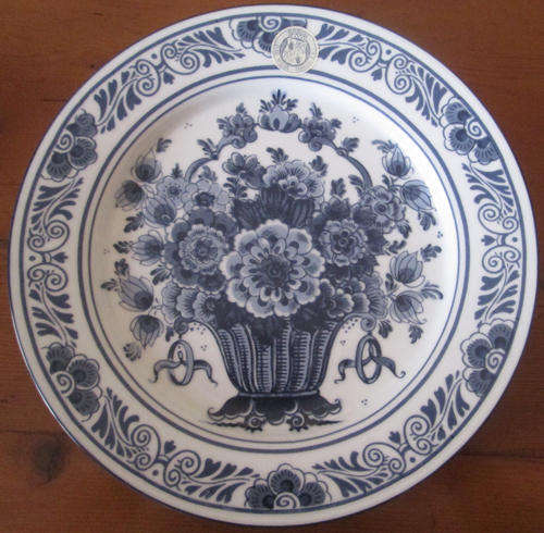 Delft Blauw Oude Molen Fabriek Wall Plate