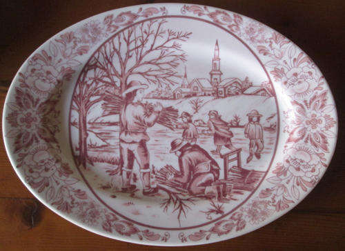 Delft Collecters Edition Oval Wall Plate