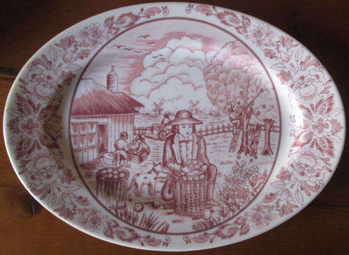 Delft Collecters Edition Oval Wall Plate