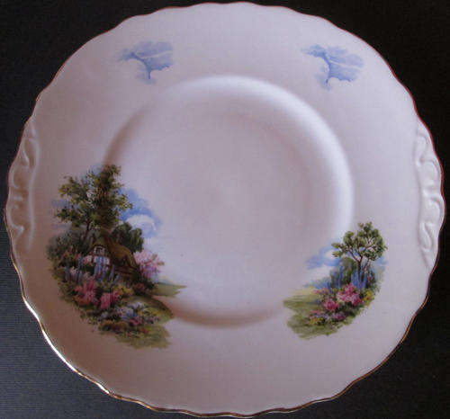 Royal Vale 2 Handled Cake Plate