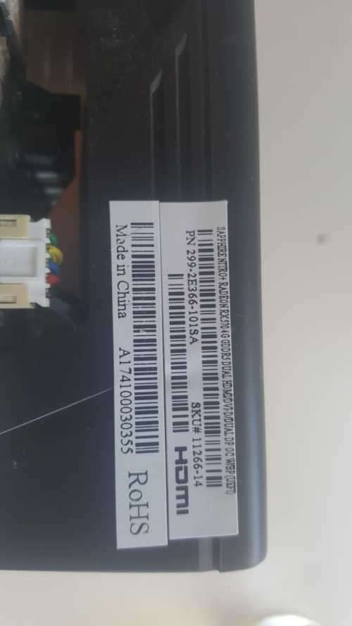 Saphire Nitro+ Radeon RX570 4gb Graphics Card